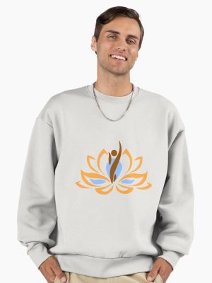 Nirvana minimal spiritual illustration Premium Oversized Sweatshirt