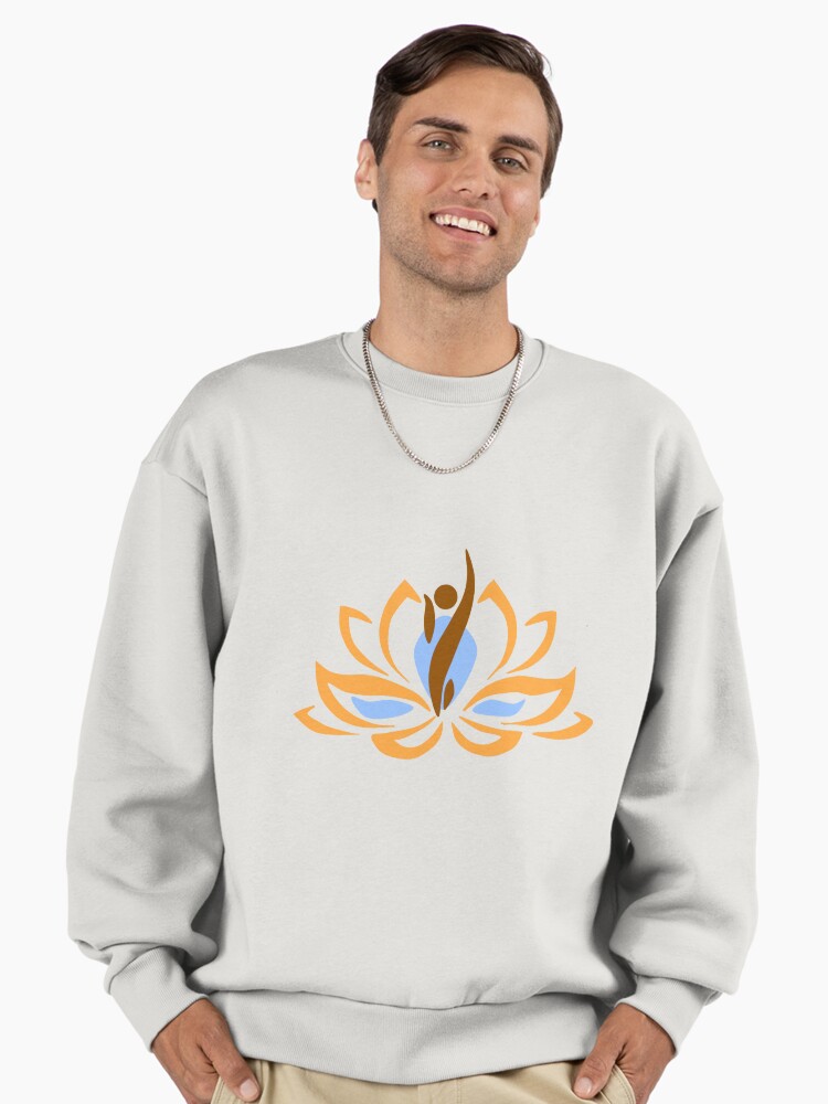Nirvana minimal spiritual illustration Premium Oversized Sweatshirt