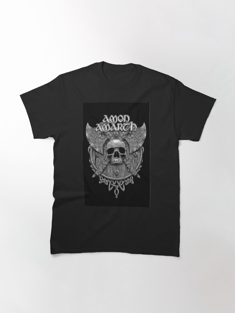 Amon Amarth Skull and Axes Classic T-Shirt