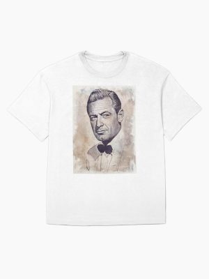 William Holden Art - watercolor vintage - D35 Oversized T-Shirt