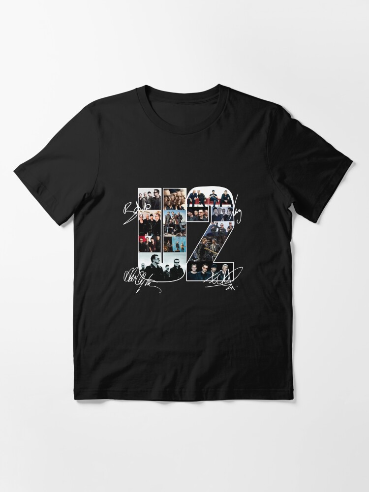 Ú2 Rock Band Signatures Essential T-Shirt