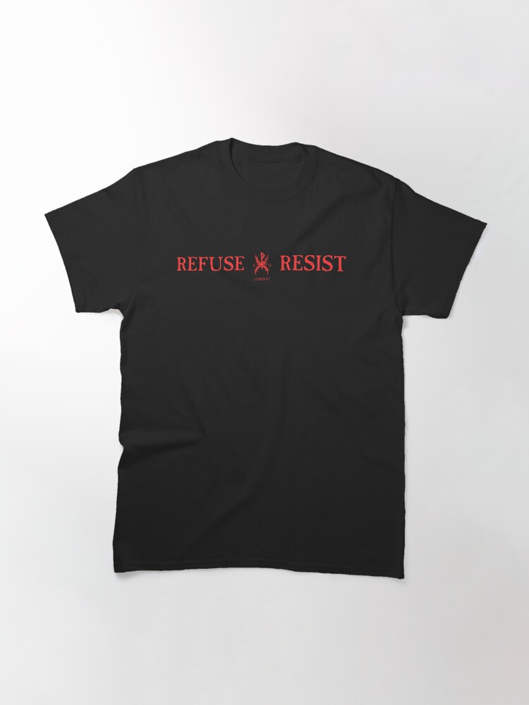 Refuse Resist Chi Rho James 4:7 Sepultura Classic T-Shirt