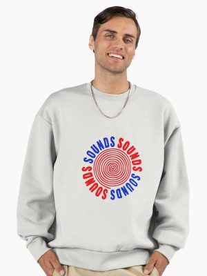 Sounds Red And Blue Premium Oversized Sweatshirt