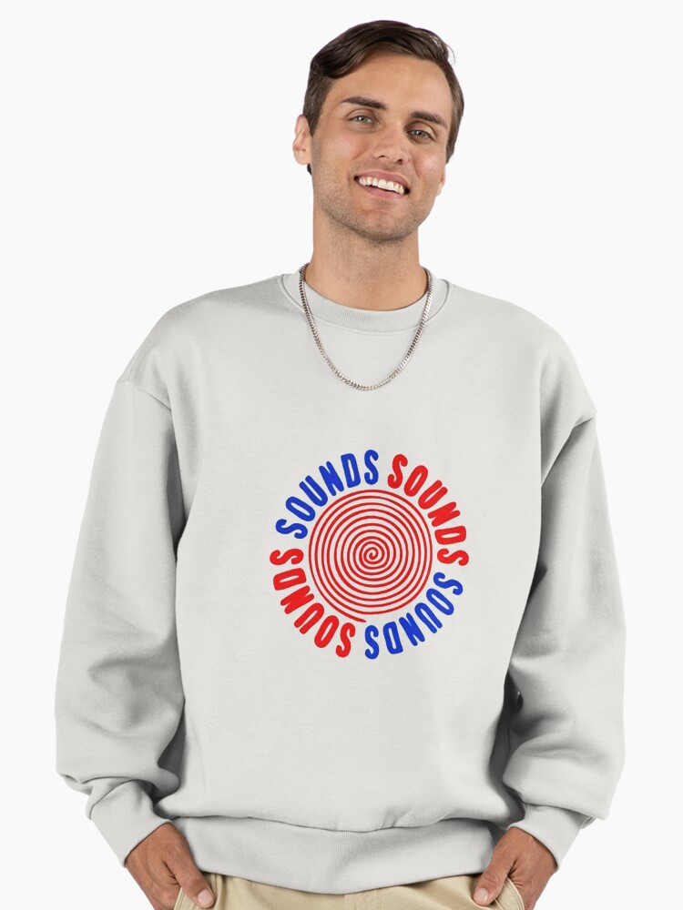 Sounds Red And Blue Premium Oversized Sweatshirt