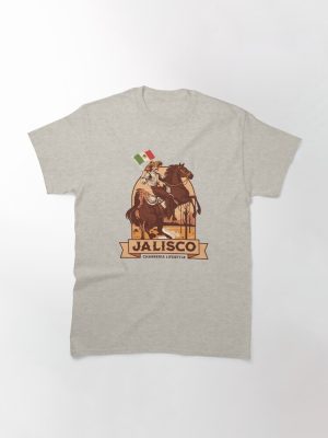 Jalisco Mexico Charreria Lifestyle Mexican Cowboy Classic T-Shirt