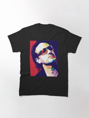 U2 Singer Art Classic T-Shirt