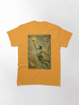 Maradona – Hand of God | Divine Fresco Football Poster Classic T-Shirt