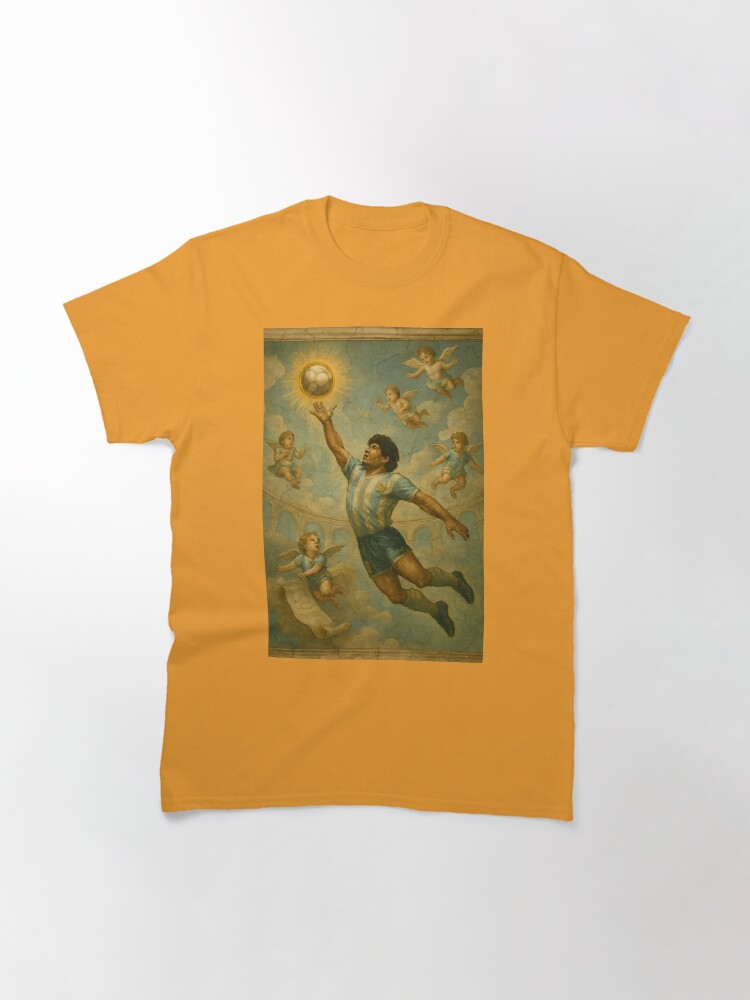 Maradona – Hand of God | Divine Fresco Football Poster Classic T-Shirt