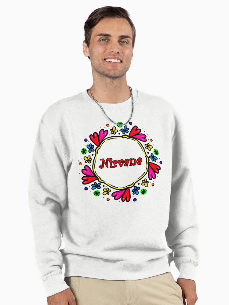 Cartoon Funk Nir vana Doodle Pullover Sweatshirt