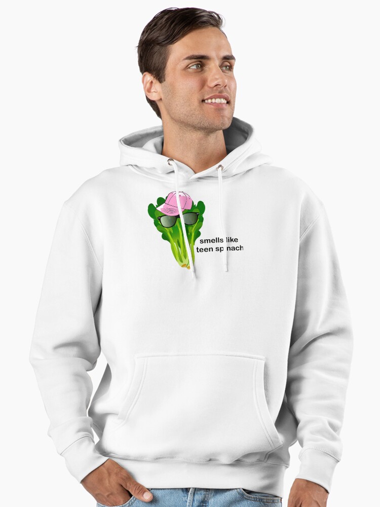"Smells Like Teen Spinach" Pullover Hoodie