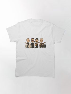 U2 Peanuts on Stage Classic T-Shirt