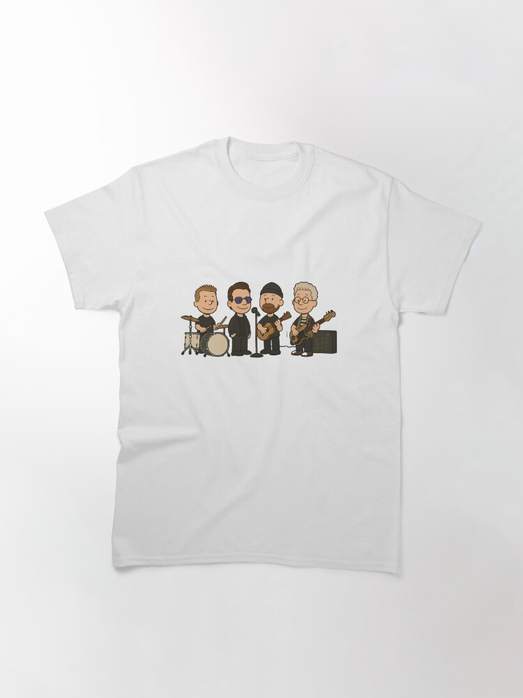 U2 Peanuts on Stage Classic T-Shirt