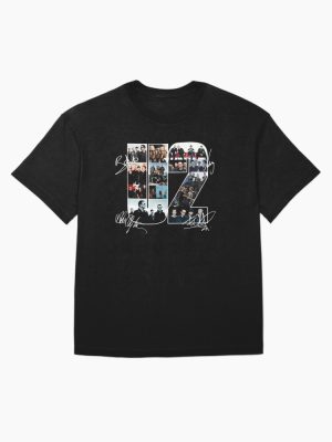 Rock Band Signatures Oversized T-Shirt