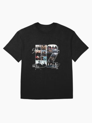 U2Rock Band Signatures Oversized T-Shirt