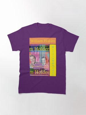 William Holden: An aesthetic portrait collage for fans of the Golden Age Classic T-Shirt