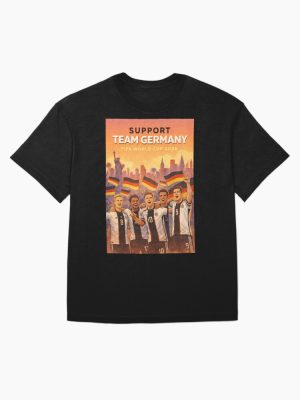 Germany Die Mannschaft FIFA World Cup 2026 Deutscher Fussball Bund Support Oversized T-Shirt