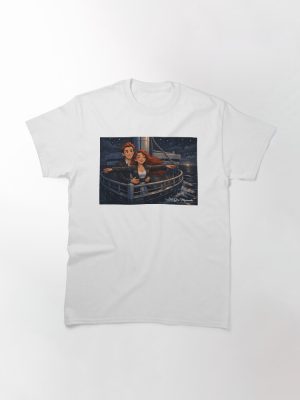 Titanic Leonardo DiCaprio Kate Winslet Classic T-Shirt