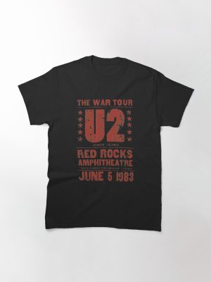U2s The Wars Tour Red Rocks 1983 Classic T-Shirt
