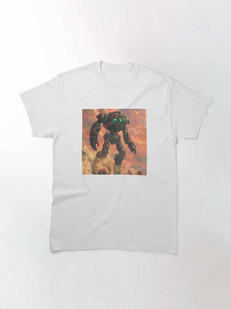 Titanic Giant Mecha Robot City Rampage Classic T-Shirt