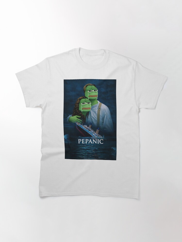 Titanic Pepe The Frog Mashup Classic T-Shirt