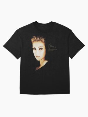 1998 Celines Dions My Hearts Wills Go On Era  Oversized T-Shirt