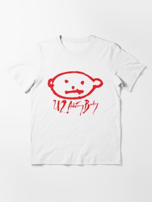 U2 Achtung Baby Logo Fitted Essential T-Shirt