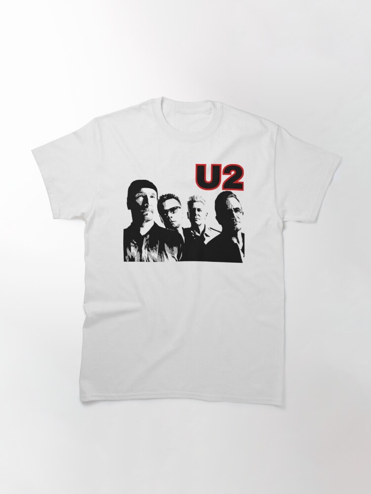 Four Silhouetted Band Portraits In High Contrast Line Classic T-Shirt