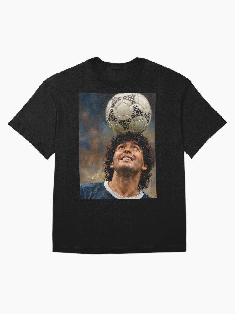Diego Maradona Oil Painting Oversized T-Shirt