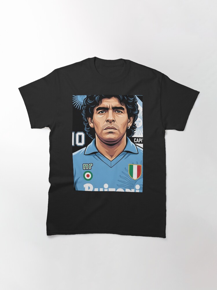 Diego maradona vector illustration Classic T-Shirt