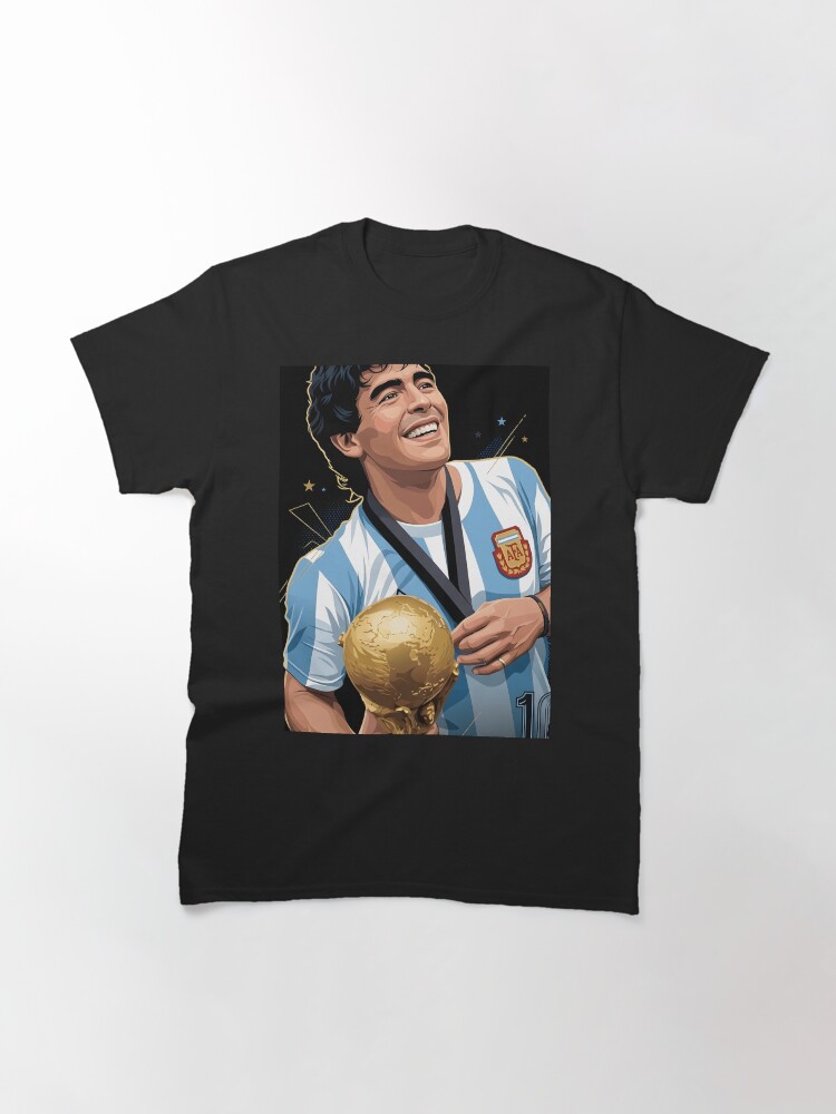 Diego maradona vector illustration Classic T-Shirt