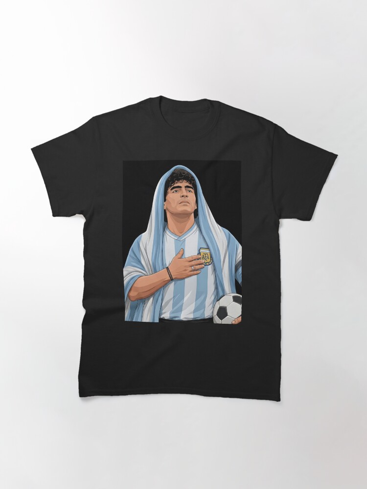 Diego maradona vector illustration Classic T-Shirt