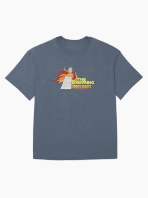 THE TOWERING INFERNO 1974 Oversized T-Shirt