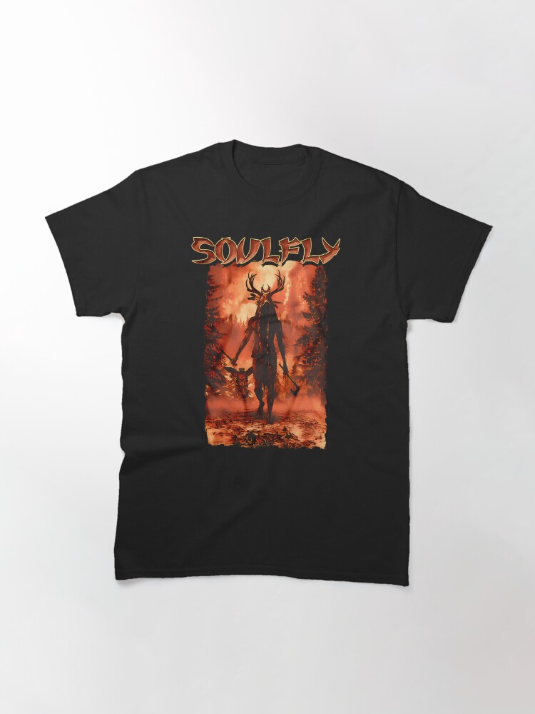 Horned Creature Fiery Forest Poster Classic T-Shirt