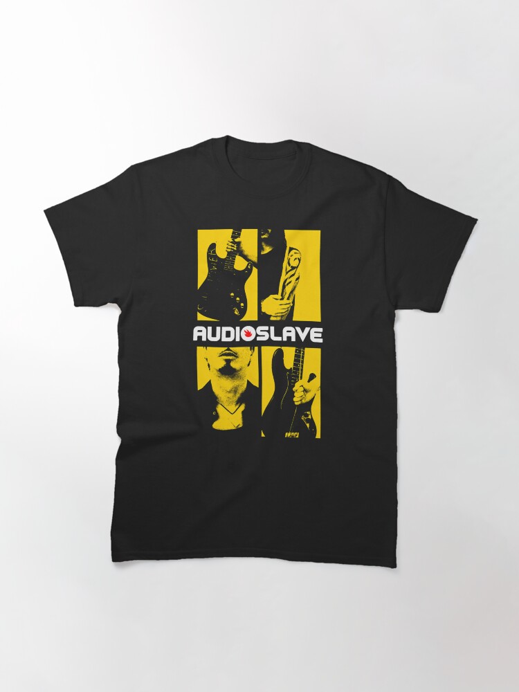 Audioslave Band Photo Yellow Grid Poster Classic T-Shirt