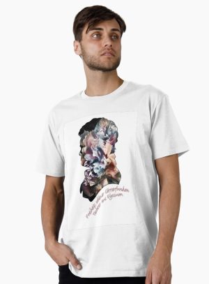 Beethoven Bust Floral Premium T-Shirt