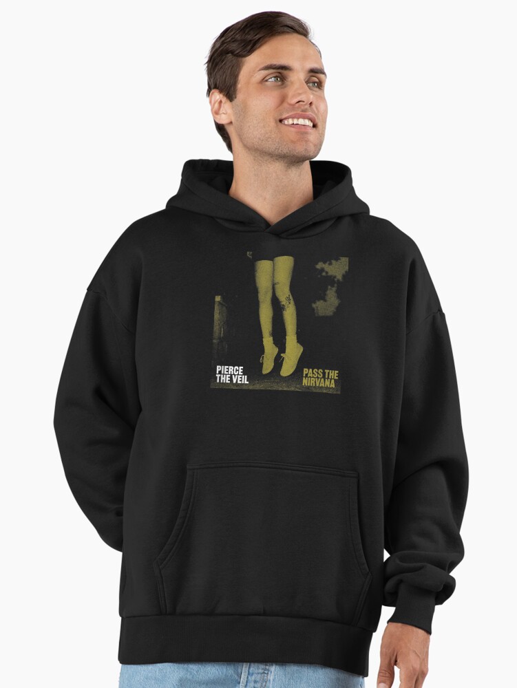 Pierce The Veil Pass The Nirvana Halftone Premium Oversized Hoodie