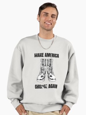 Make America Grunge Again  Premium Oversized Sweatshirt