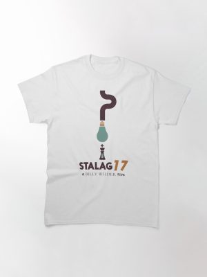 Stalag 17, Billy Wilder minimal movie poster, war film, classic hollywood masterpiece, german wwII, nazi, cinema Classic T-Shirt