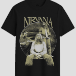 Vintage Nirvana Grunge Rock Graphic T-Shirt