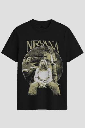 Vintage Nirvana Grunge Rock Graphic T-Shirt