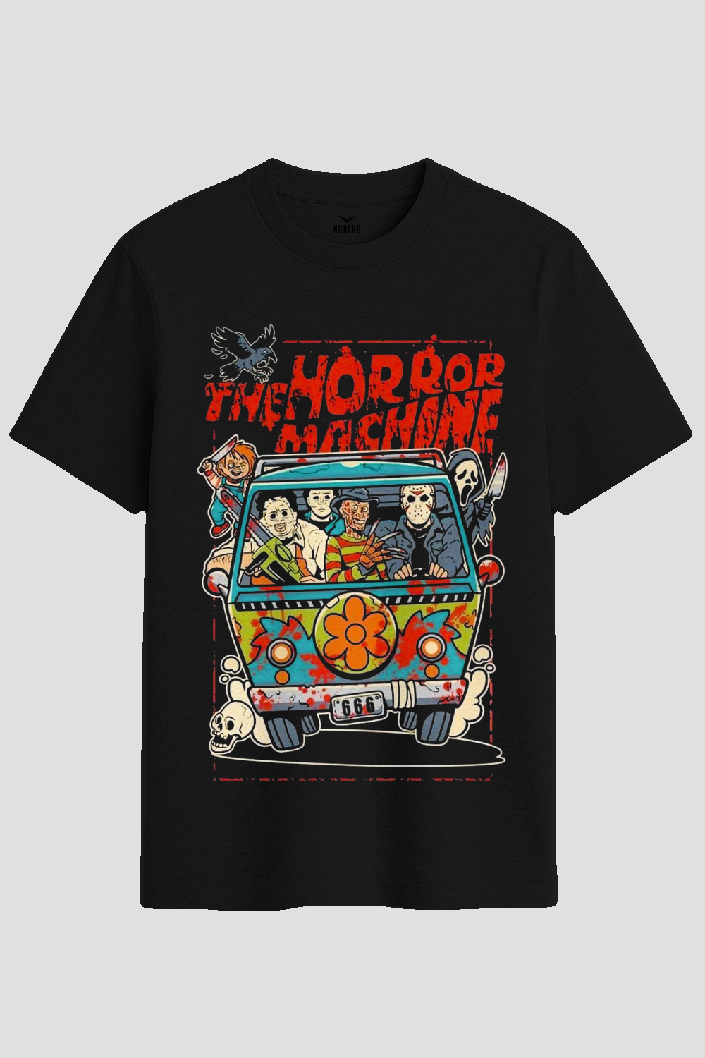 The Horror Machine Slasher Icons Graphic T-Shirt