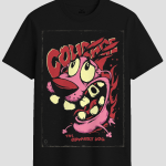 Courage The Cowardly Dog Retro Graphic T-Shirt