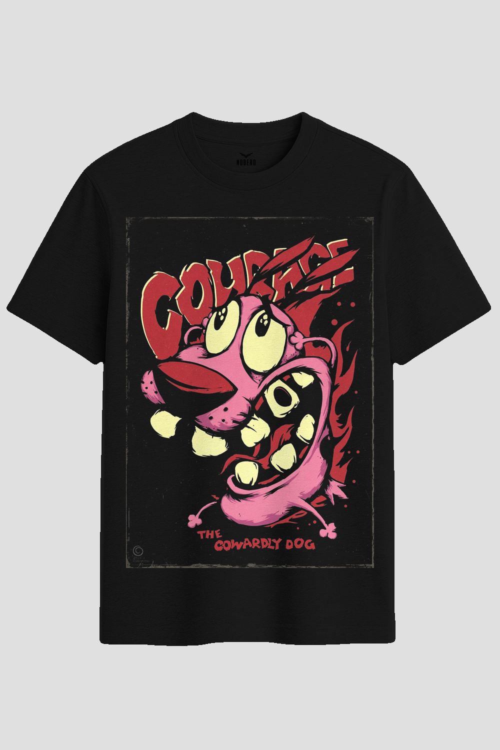 Courage The Cowardly Dog Retro Graphic T-Shirt