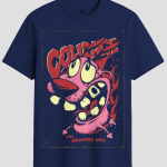 Courage The Cowardly Dog Screaming Graphic T-Shirt