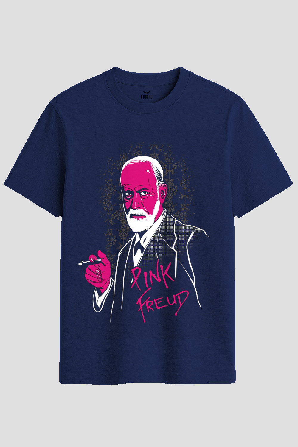 Pink Freud Psychology Pun Graphic T-Shirt