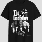 Animated Mob Godfather Parody Graphic T-Shirt