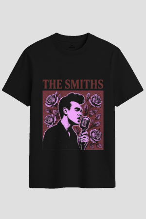 The Smiths Morrissey Floral Vintage Band Graphic T-Shirt