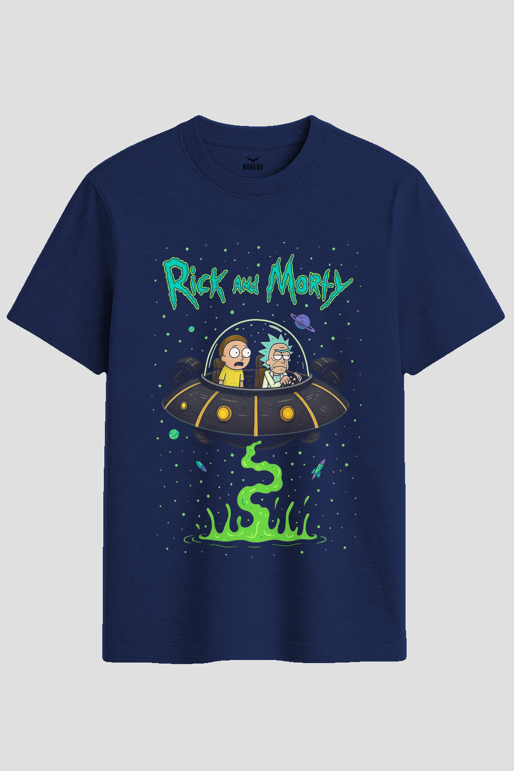 Rick and Morty Space Cruiser Graphic T-Shirt