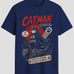 Catman Superhero Parody Graphic T-Shirt