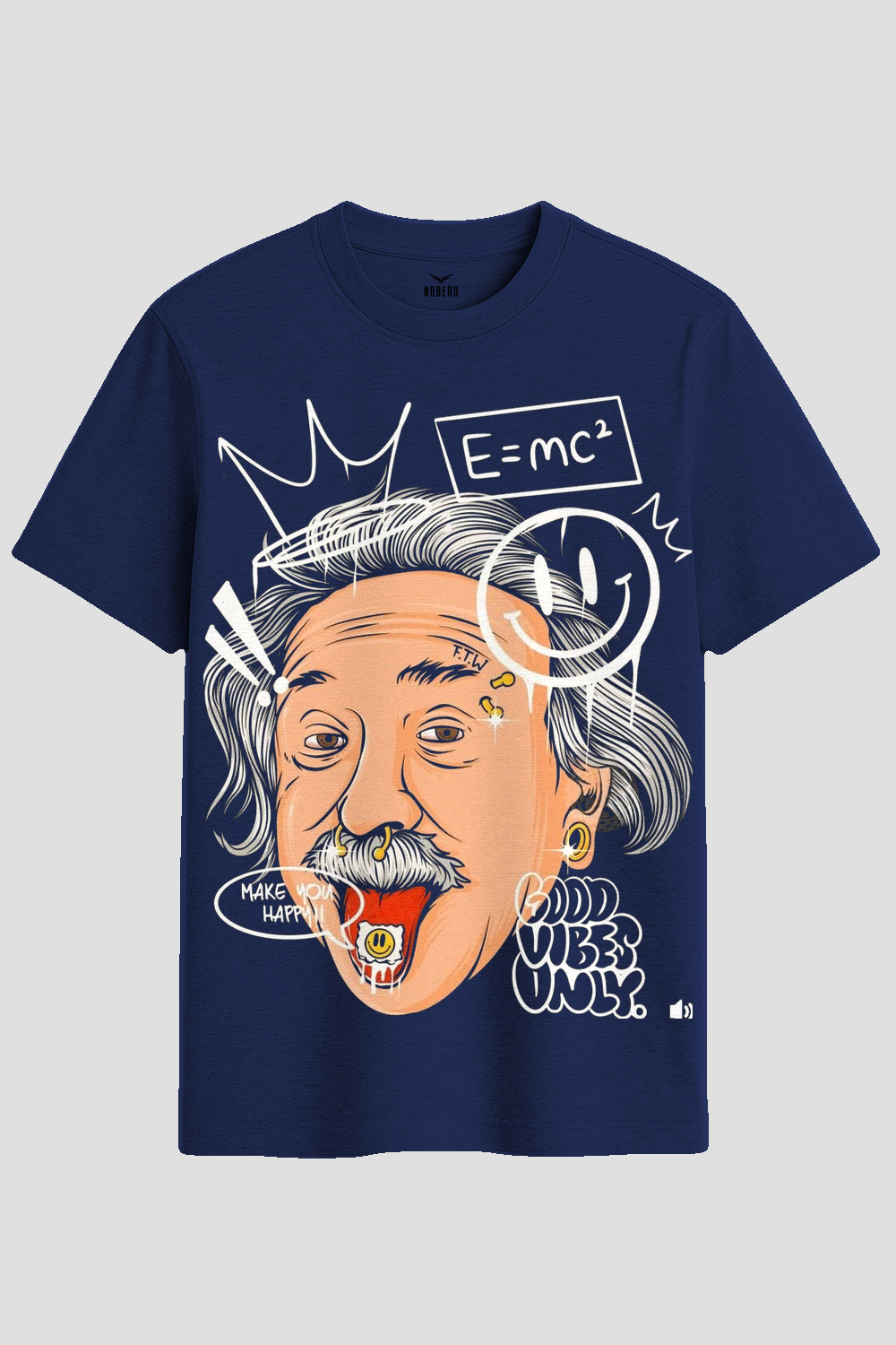 Trippy Einstein Pop Art Graphic T-Shirt